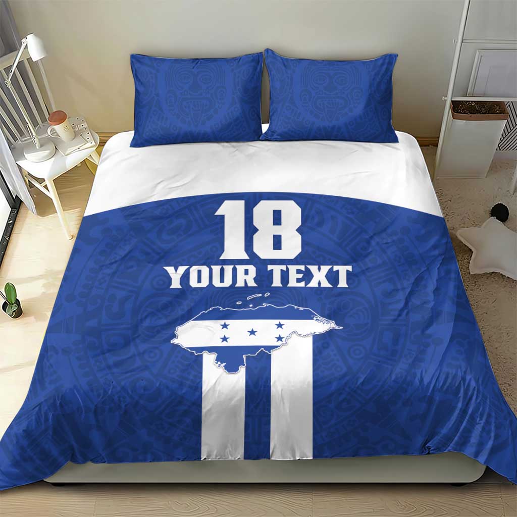 Custom Honduras Football Bedding Set La H Go Champion - Wonder Print Shop