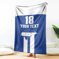Custom Honduras Football Blanket La H Go Champion - Wonder Print Shop