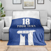 Custom Honduras Football Blanket La H Go Champion - Wonder Print Shop