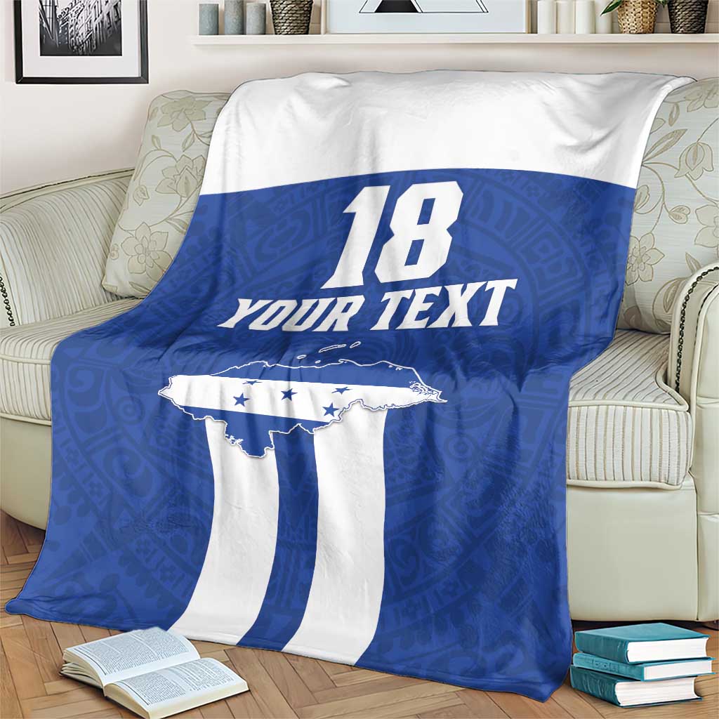 Custom Honduras Football Blanket La H Go Champion - Wonder Print Shop
