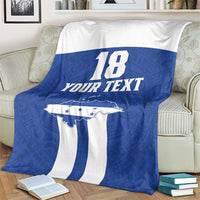 Custom Honduras Football Blanket La H Go Champion - Wonder Print Shop