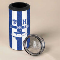 Custom Honduras Football 4 in 1 Can Cooler Tumbler La H Go Champion - Wonder Print Shop