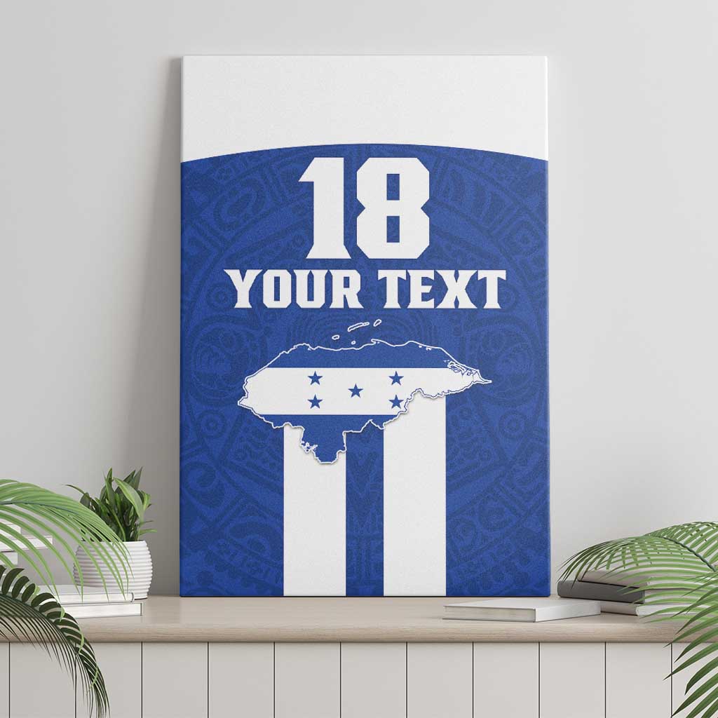 Custom Honduras Football Canvas Wall Art La H Go Champion - Wonder Print Shop