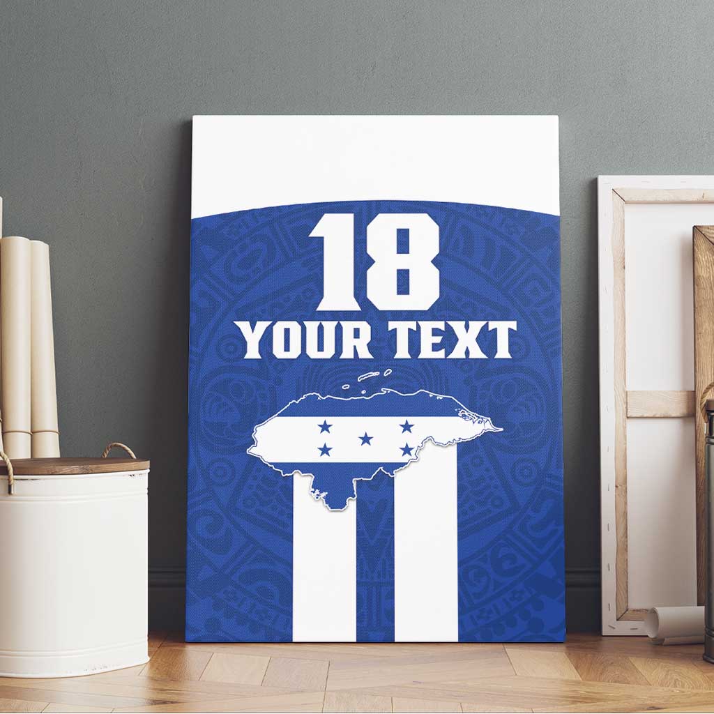 Custom Honduras Football Canvas Wall Art La H Go Champion - Wonder Print Shop