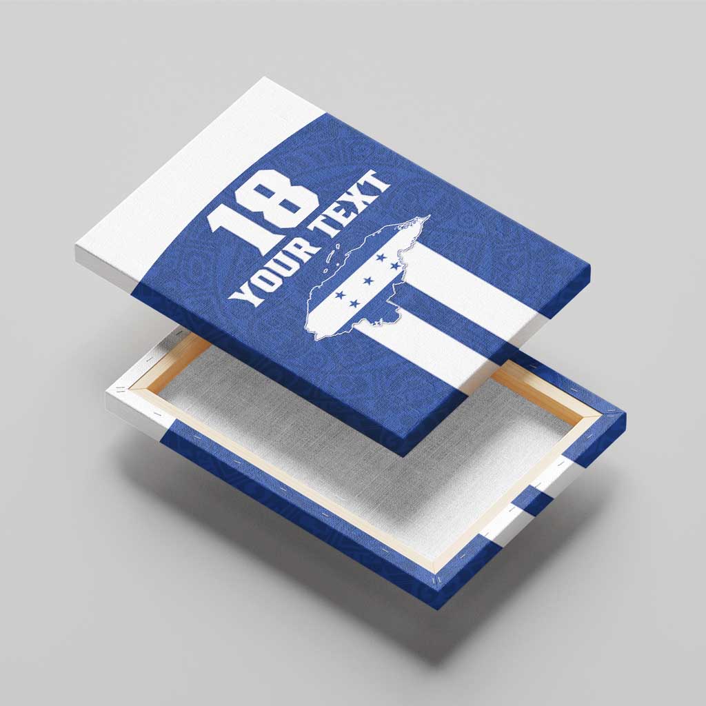 Custom Honduras Football Canvas Wall Art La H Go Champion - Wonder Print Shop