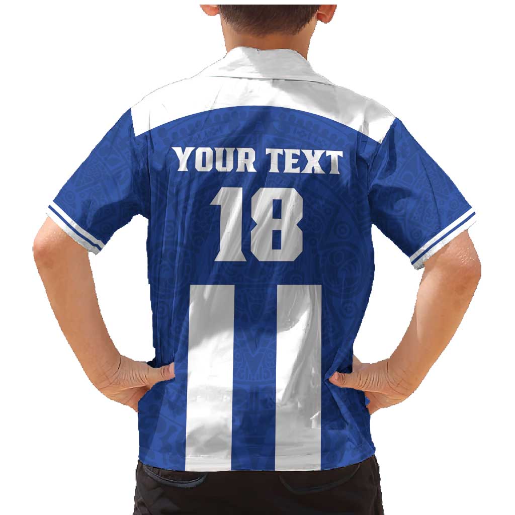 Custom Honduras Football Family Matching Mermaid Dress and Hawaiian Shirt La H Go Champion - Wonder Print Shop