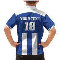 Custom Honduras Football Family Matching Mermaid Dress and Hawaiian Shirt La H Go Champion - Wonder Print Shop