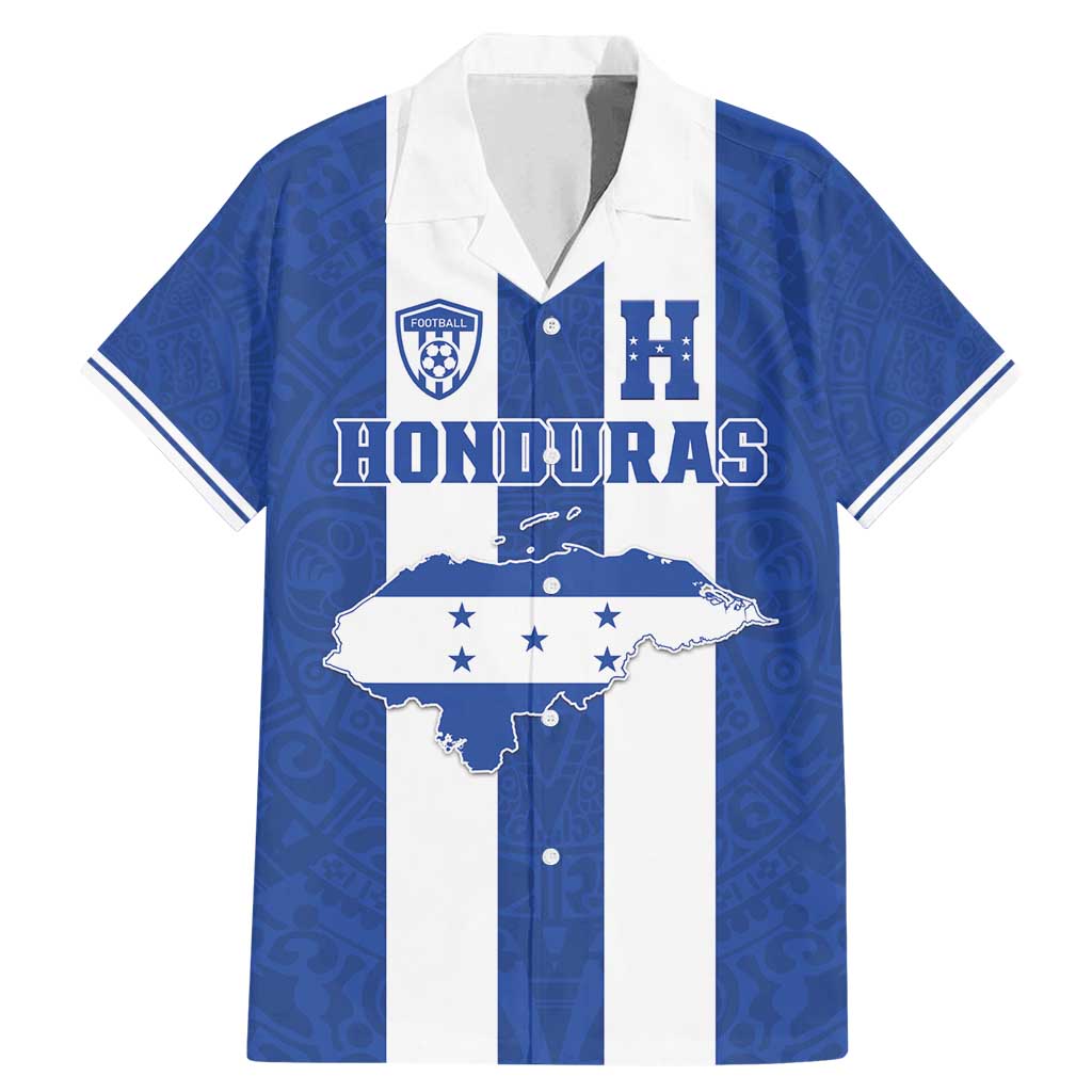 Custom Honduras Football Family Matching Mermaid Dress and Hawaiian Shirt La H Go Champion - Wonder Print Shop