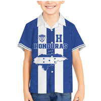 Custom Honduras Football Family Matching Mermaid Dress and Hawaiian Shirt La H Go Champion - Wonder Print Shop