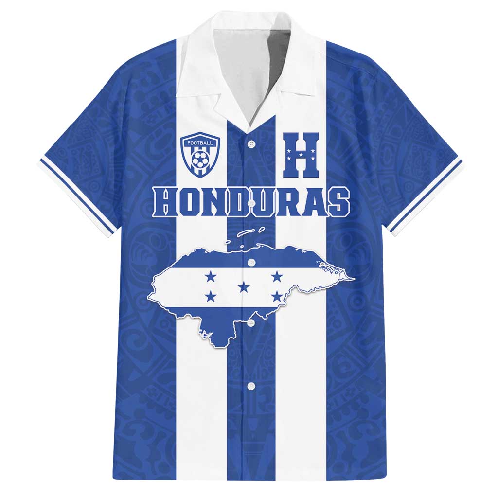 Custom Honduras Football Family Matching Puletasi and Hawaiian Shirt La H Go Champion - Wonder Print Shop