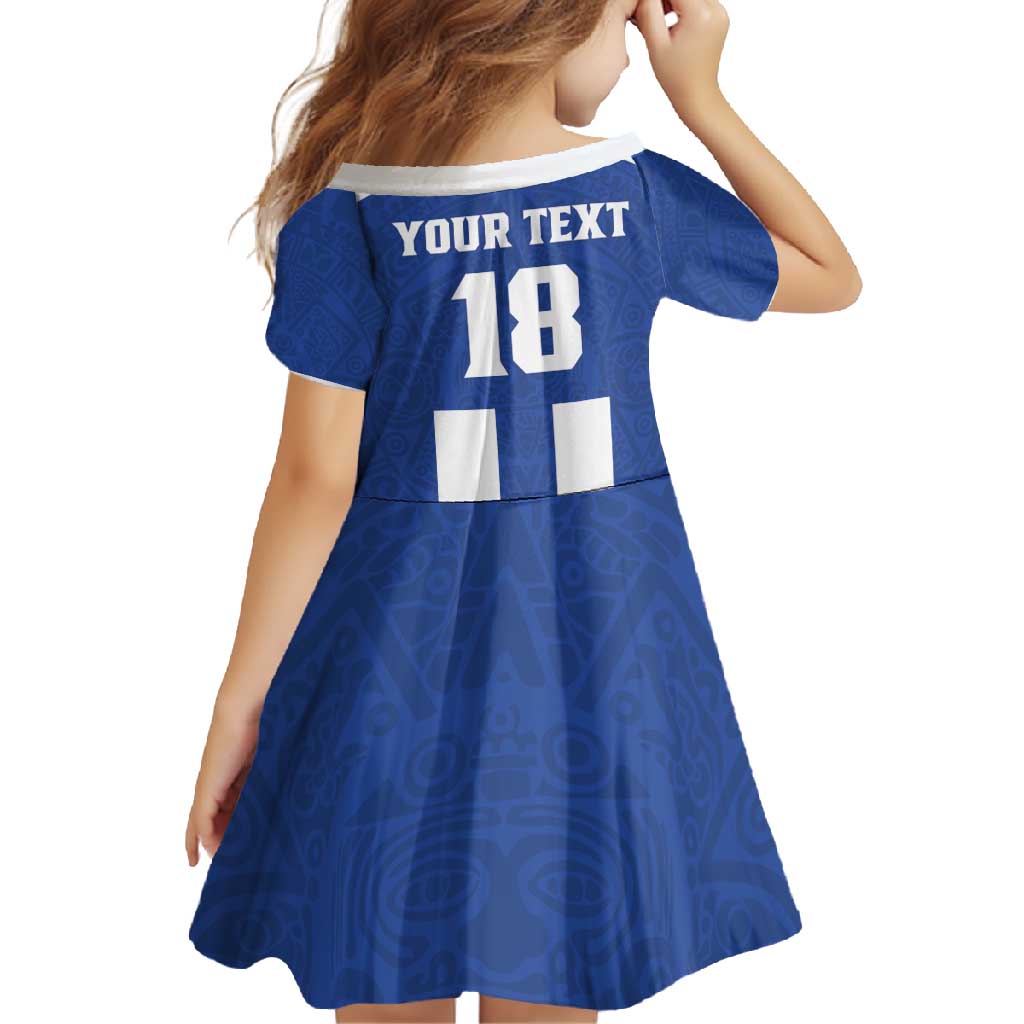 Custom Honduras Football Family Matching Short Sleeve Bodycon Dress and Hawaiian Shirt La H Go Champion - Wonder Print Shop