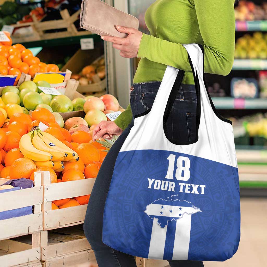 Custom Honduras Football Grocery Bag La H Go Champion - Wonder Print Shop