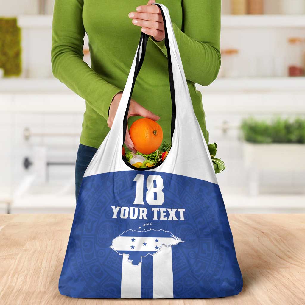 Custom Honduras Football Grocery Bag La H Go Champion - Wonder Print Shop