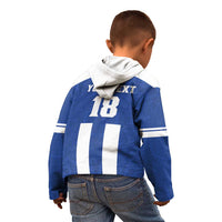 Custom Honduras Football Kid Hoodie La H Go Champion - Wonder Print Shop