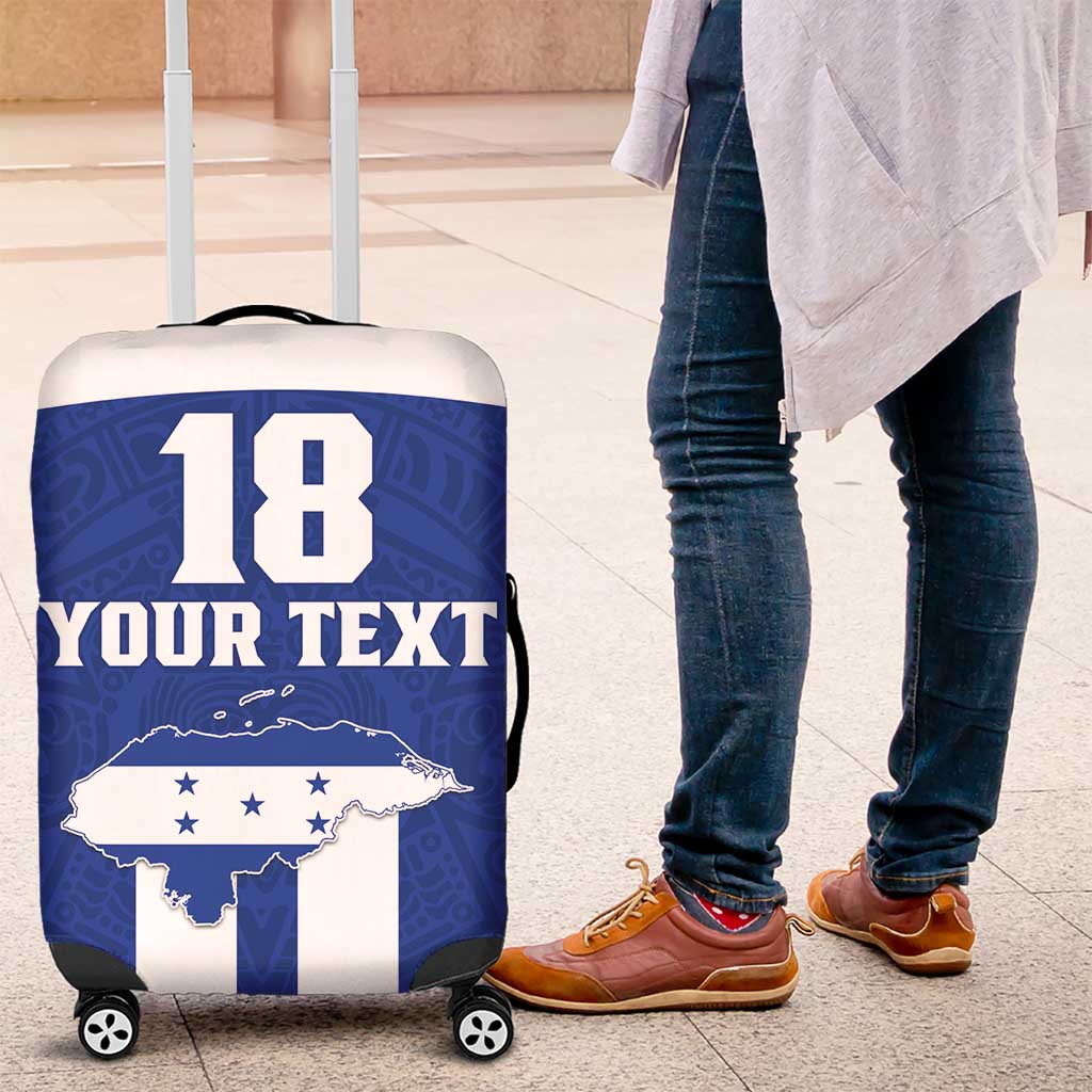 Custom Honduras Football Luggage Cover La H Go Champion - Wonder Print Shop