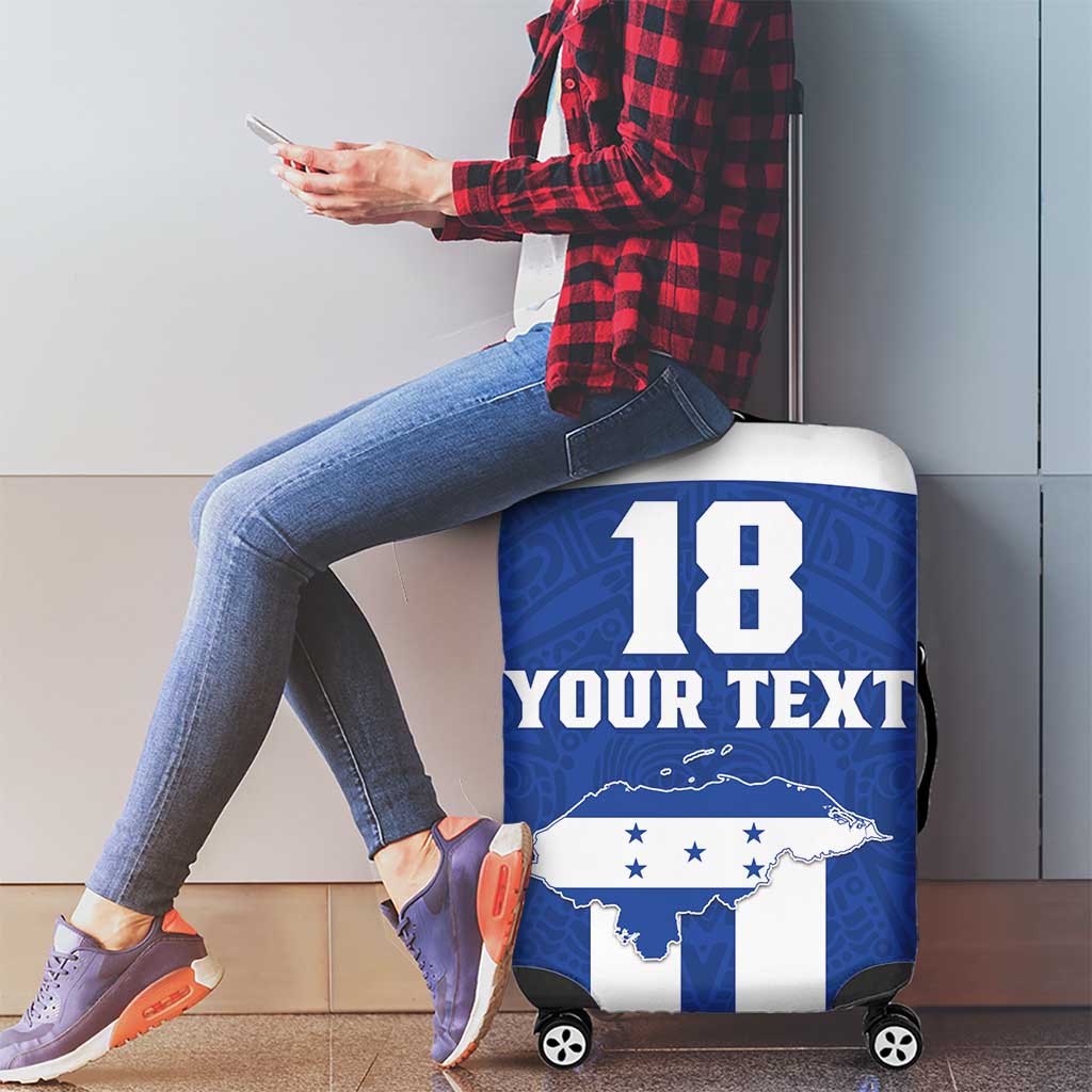 Custom Honduras Football Luggage Cover La H Go Champion - Wonder Print Shop