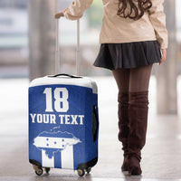 Custom Honduras Football Luggage Cover La H Go Champion - Wonder Print Shop