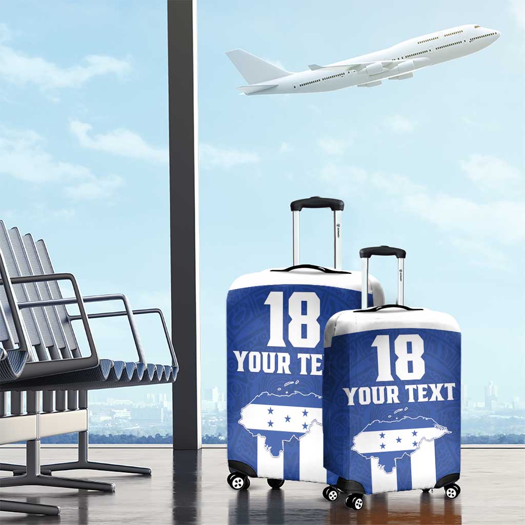 Custom Honduras Football Luggage Cover La H Go Champion - Wonder Print Shop