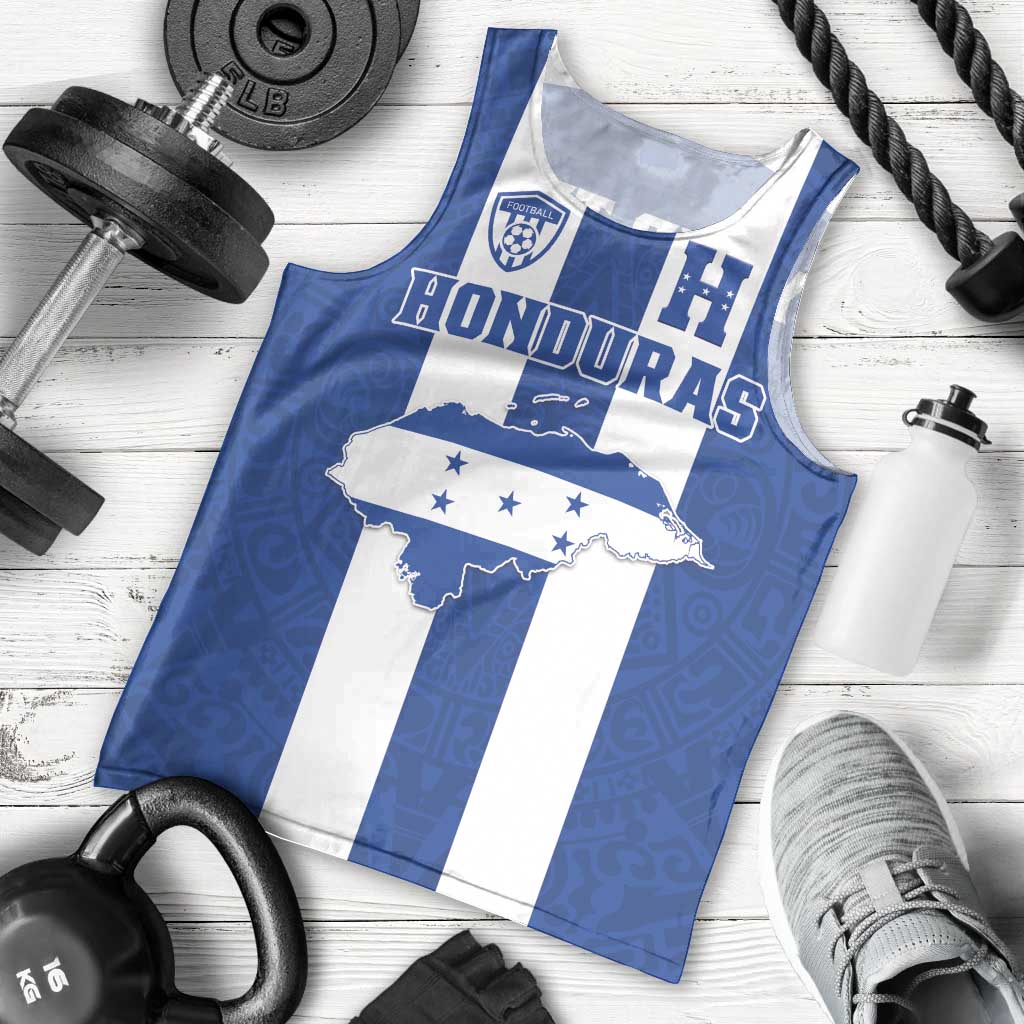 Custom Honduras Football Men Tank Top La H Go Champion - Wonder Print Shop