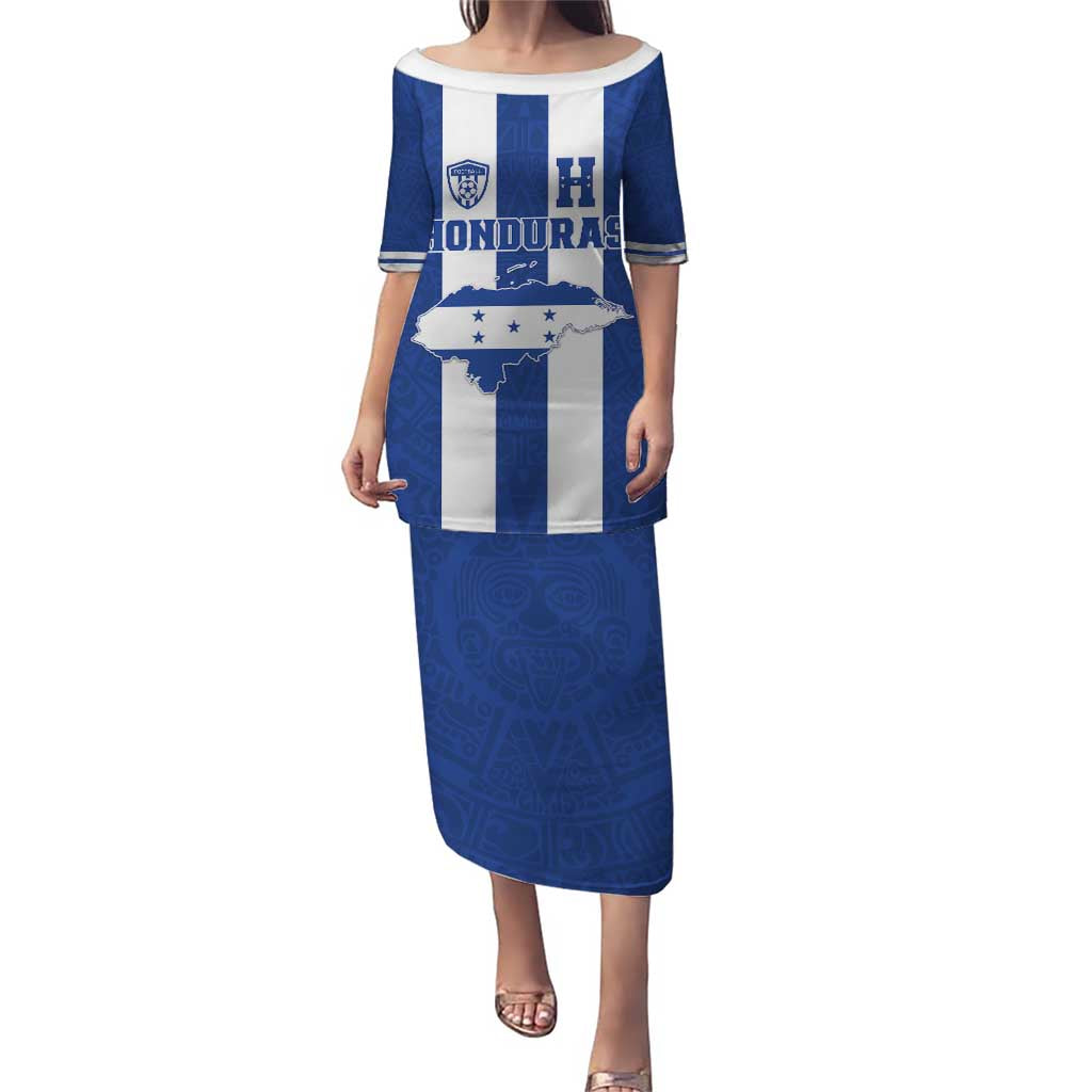 Custom Honduras Football Puletasi La H Go Champion - Wonder Print Shop