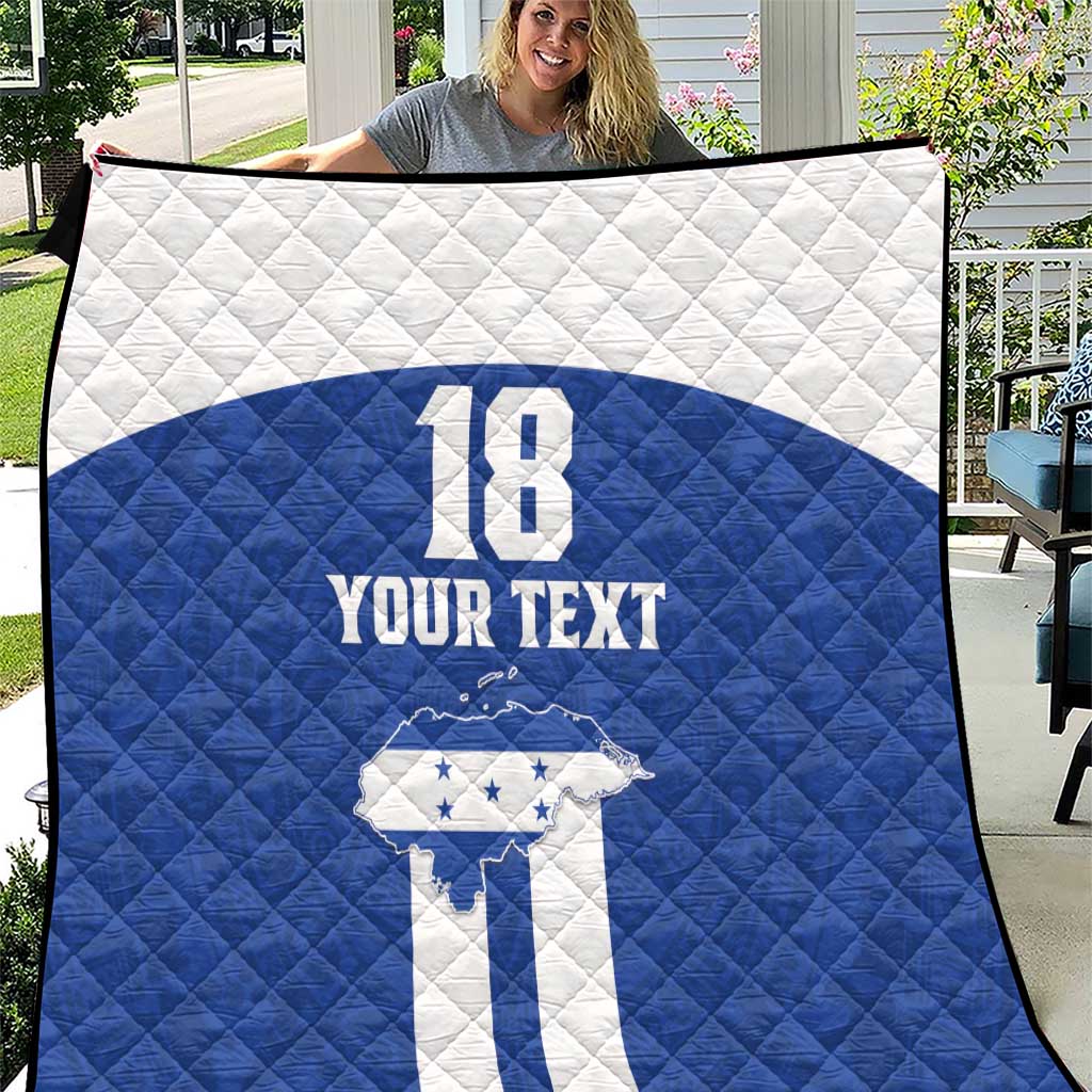 Custom Honduras Football Quilt La H Go Champion - Wonder Print Shop