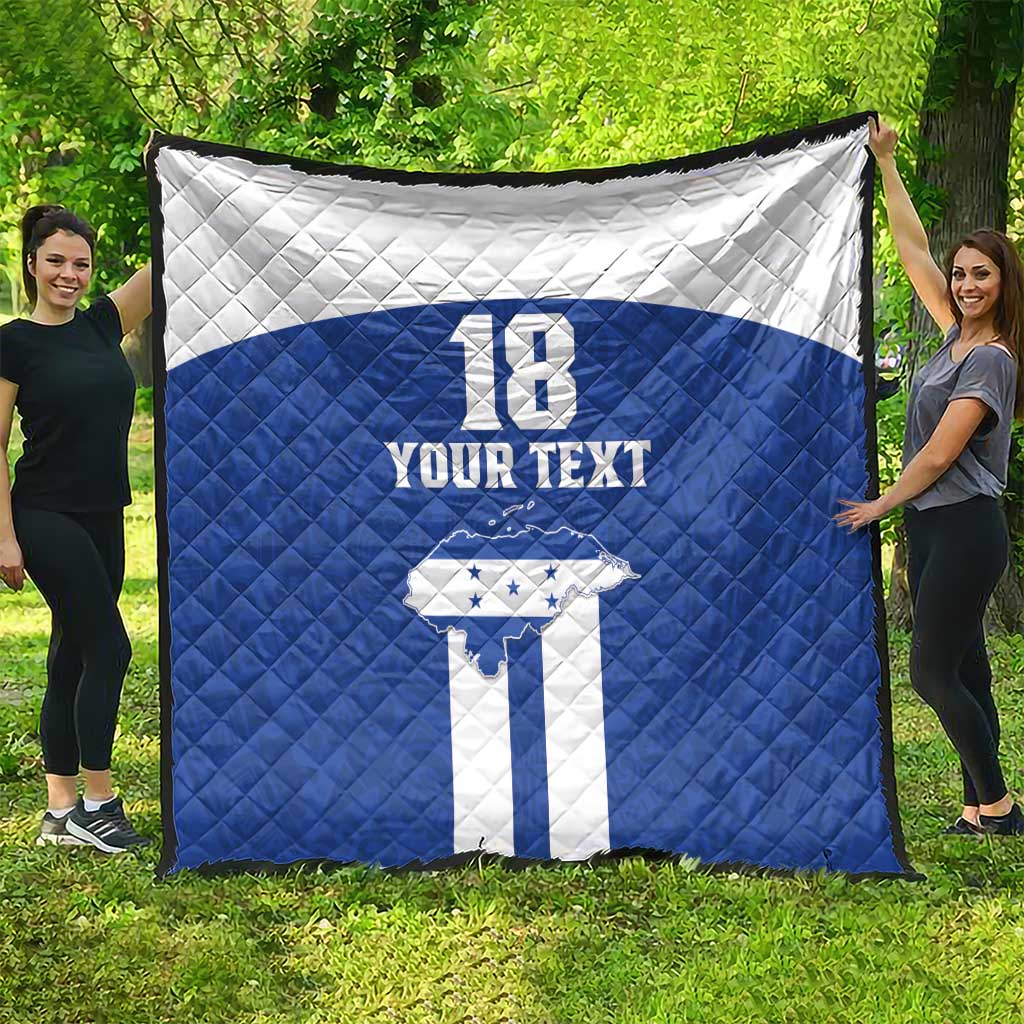 Custom Honduras Football Quilt La H Go Champion - Wonder Print Shop