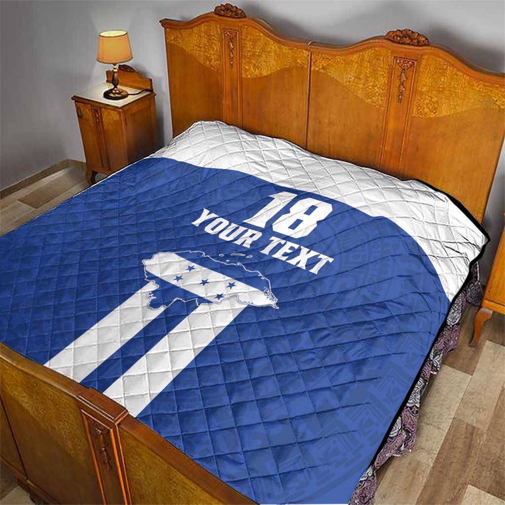 Custom Honduras Football Quilt La H Go Champion - Wonder Print Shop