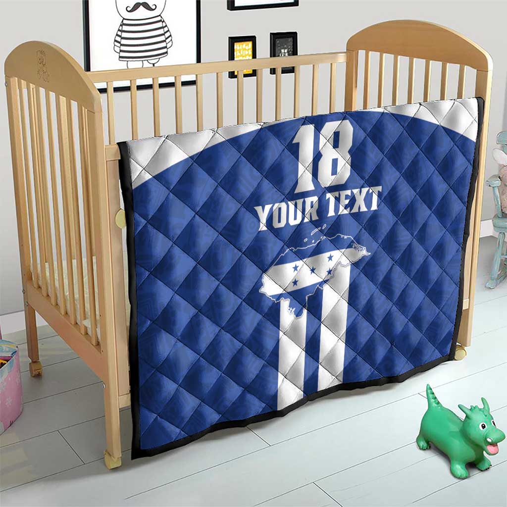 Custom Honduras Football Quilt La H Go Champion - Wonder Print Shop