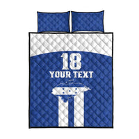 Custom Honduras Football Quilt Bed Set La H Go Champion - Wonder Print Shop