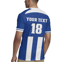 Custom Honduras Football Rugby Jersey La H Go Champion - Wonder Print Shop