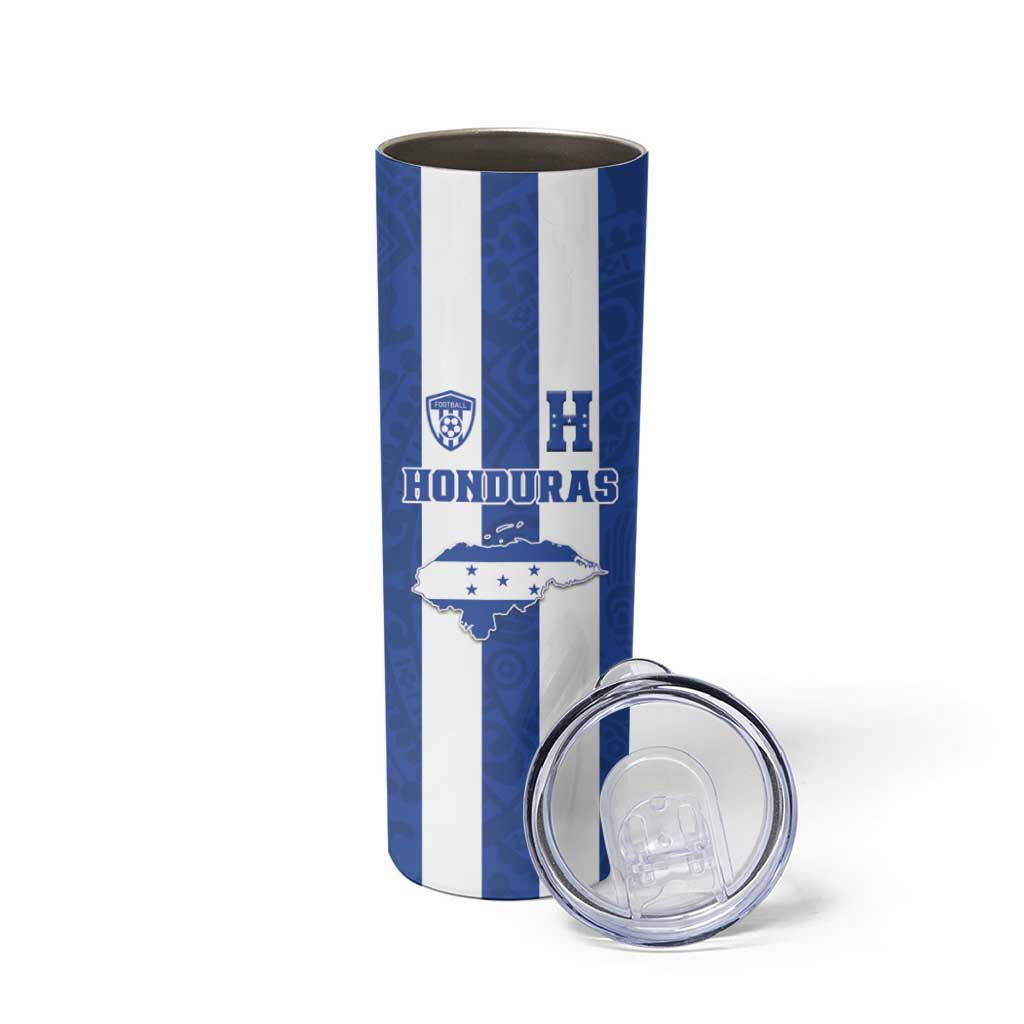 Custom Honduras Football Skinny Tumbler La H Go Champion - Wonder Print Shop