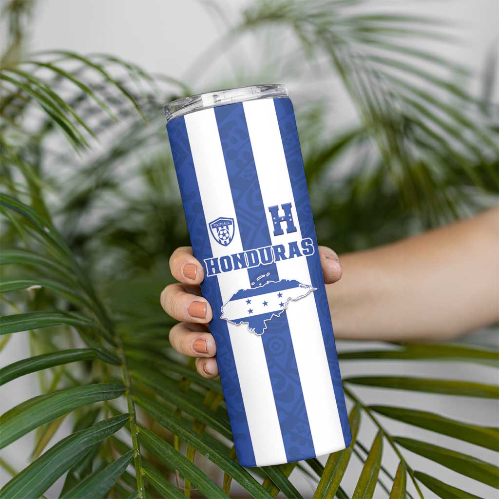 Custom Honduras Football Skinny Tumbler La H Go Champion - Wonder Print Shop