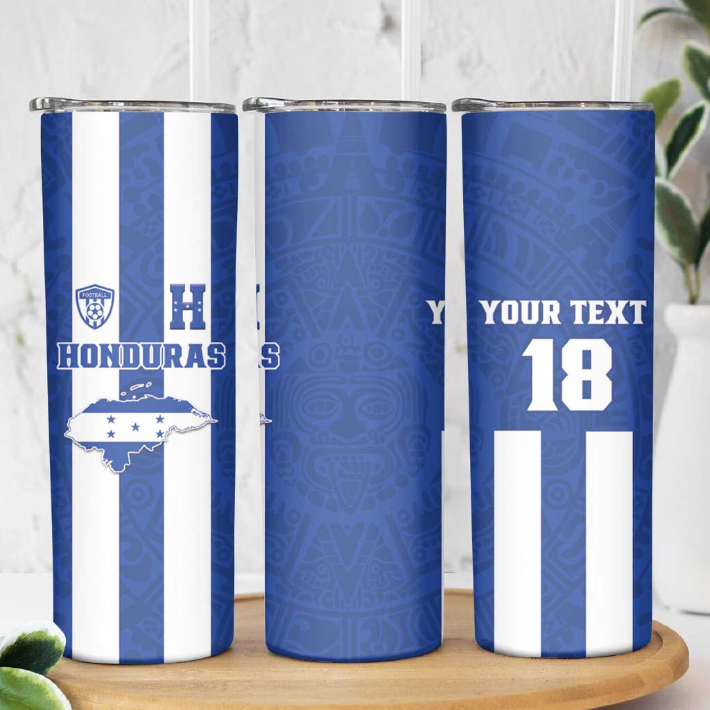 Custom Honduras Football Skinny Tumbler La H Go Champion - Wonder Print Shop