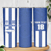 Custom Honduras Football Skinny Tumbler La H Go Champion - Wonder Print Shop
