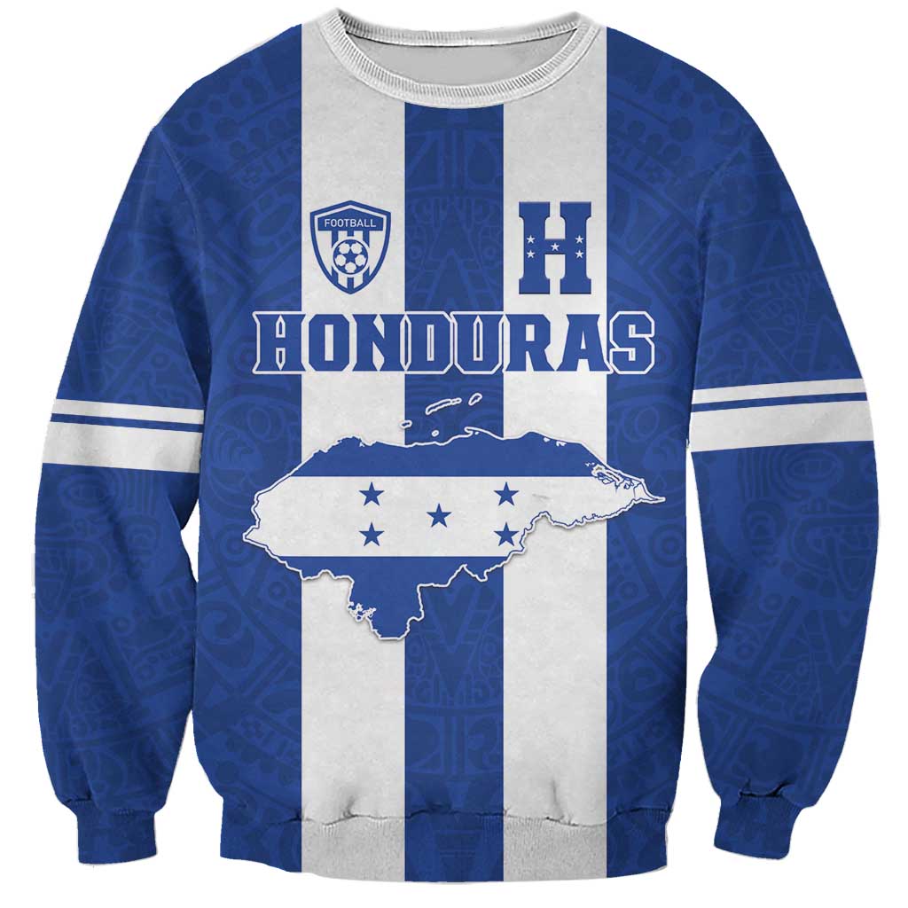 Custom Honduras Football Sweatshirt La H Go Champion - Wonder Print Shop