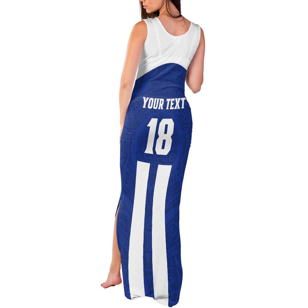 Custom Honduras Football Tank Maxi Dress La H Go Champion - Wonder Print Shop