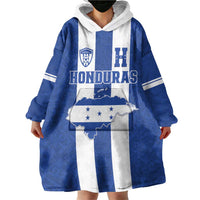 Custom Honduras Football Wearable Blanket Hoodie La H Go Champion - Wonder Print Shop