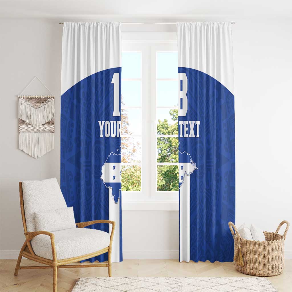 Custom Honduras Football Window Curtain La H Go Champion - Wonder Print Shop