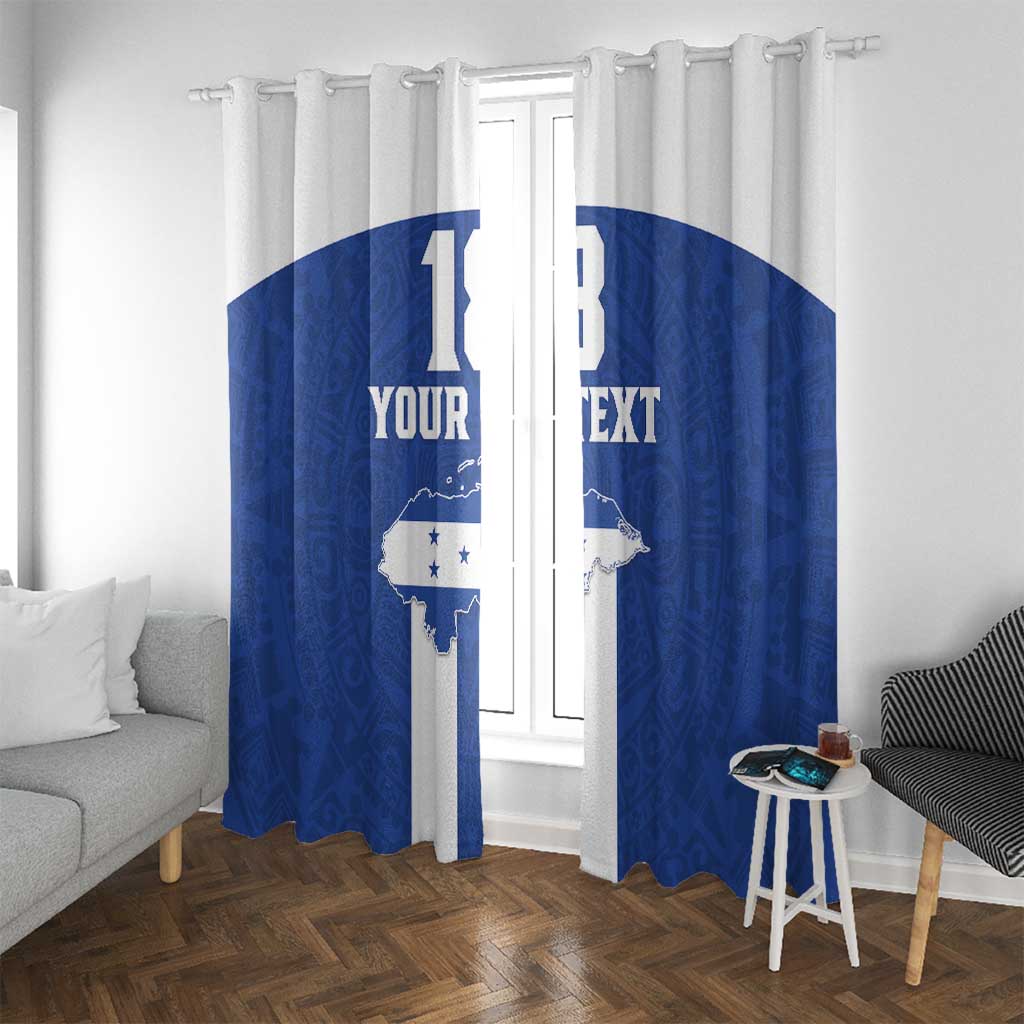 Custom Honduras Football Window Curtain La H Go Champion - Wonder Print Shop