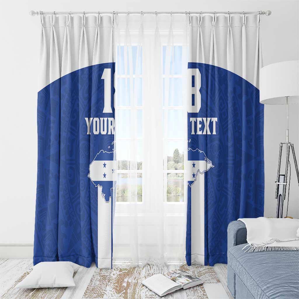 Custom Honduras Football Window Curtain La H Go Champion - Wonder Print Shop