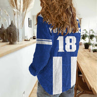 Custom Honduras Football Women Casual Shirt La H Go Champion - Wonder Print Shop