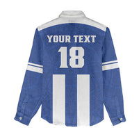 Custom Honduras Football Women Casual Shirt La H Go Champion - Wonder Print Shop