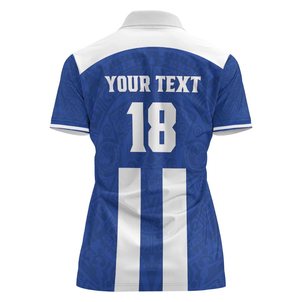 Custom Honduras Football Women Polo Shirt La H Go Champion - Wonder Print Shop