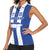 Custom Honduras Football Women Sleeveless Polo Shirt La H Go Champion - Wonder Print Shop