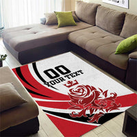 Custom England Football Area Rug Simple Style - Wonder Print Shop