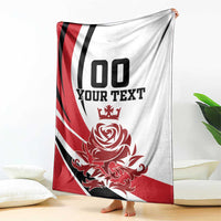 Custom England Football Blanket Simple Style