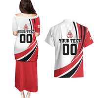 Custom England Football Couples Matching Puletasi and Hawaiian Shirt Simple Style - Wonder Print Shop