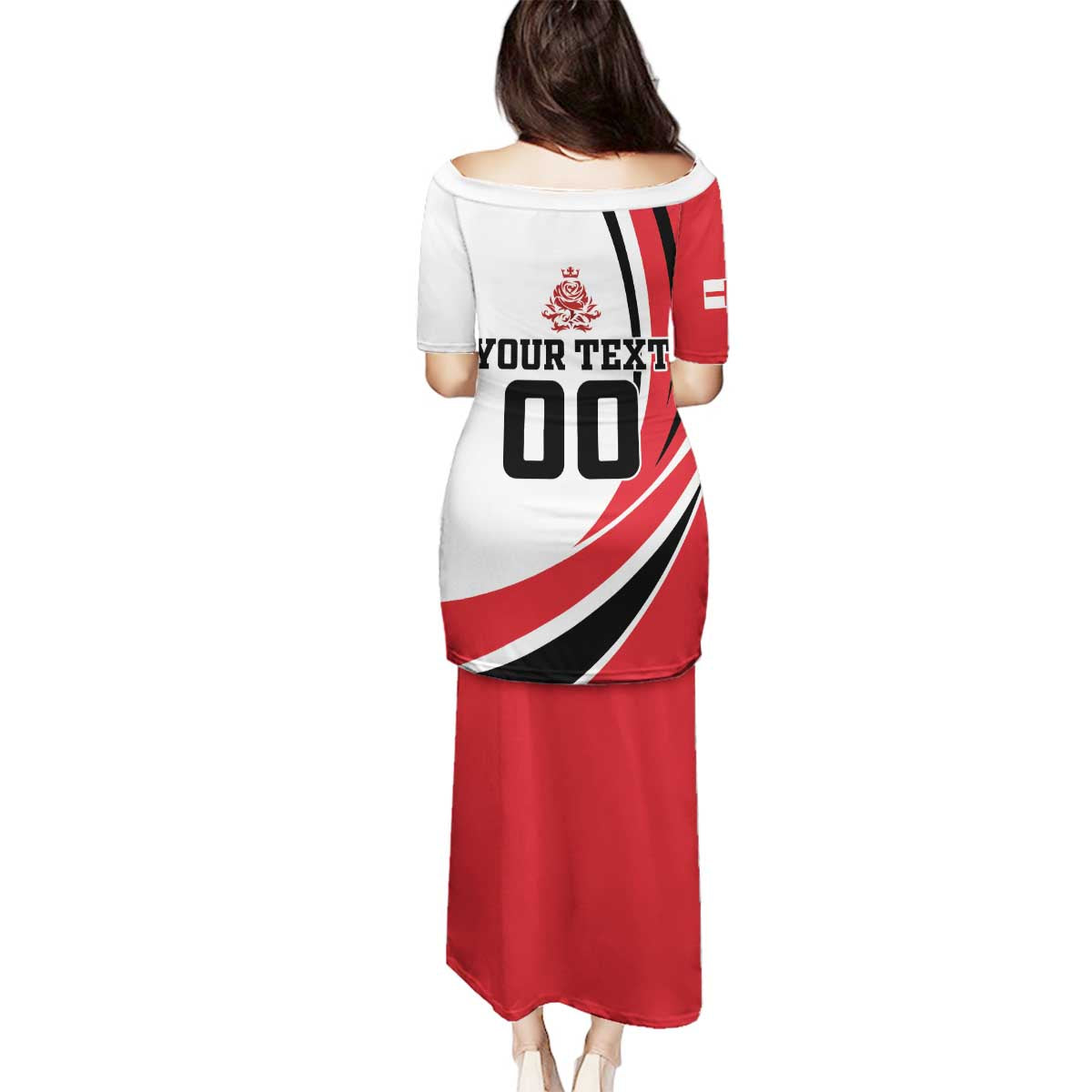 Custom England Football Family Matching Puletasi and Hawaiian Shirt Simple Style - Wonder Print Shop