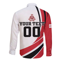 Custom England Football Long Sleeve Button Shirt Simple Style - Wonder Print Shop