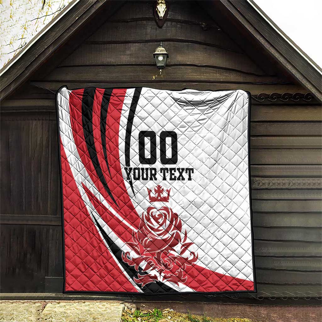 Custom England Football Quilt Simple Style - Wonder Print Shop